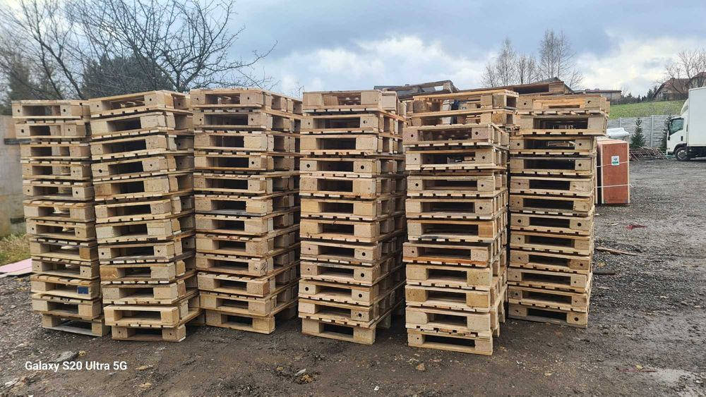 Paleta 80x60 do transportu drewniana nowa półpaleta połówka palety