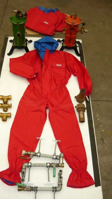 ! NOWY! Kombinezon CLEMCO piaskarka filtr Dysza Atlas Wąż Kompresor