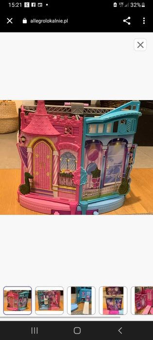 Domek, scena rockowa dla barbie