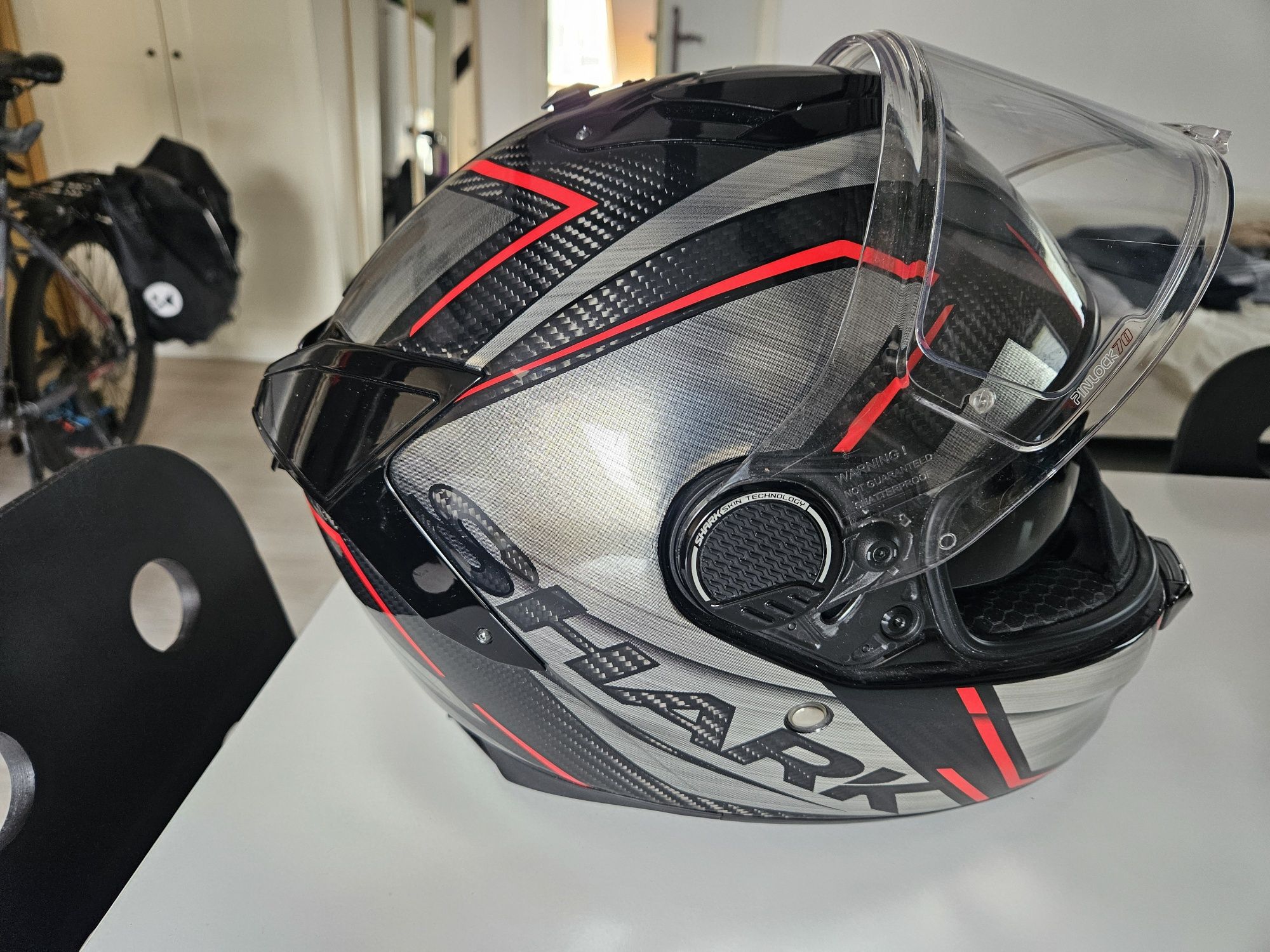 Kask shark spartan GT Carbon kromium