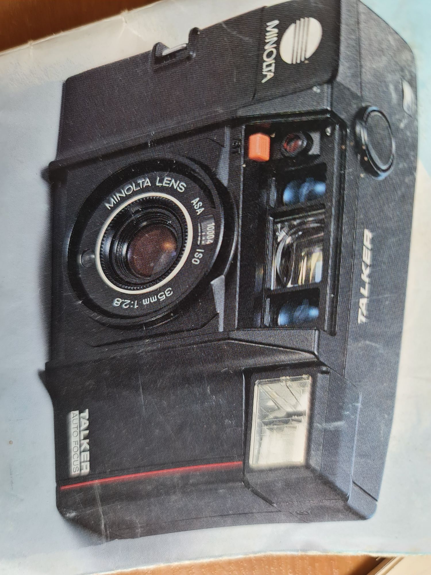 Instrukcja do aparatu fotograficznego Minolta Talker