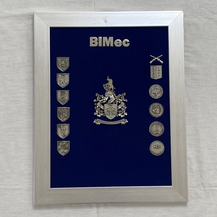Placa decorativa história Batalhão Infantaria Mecanizado BIMEC