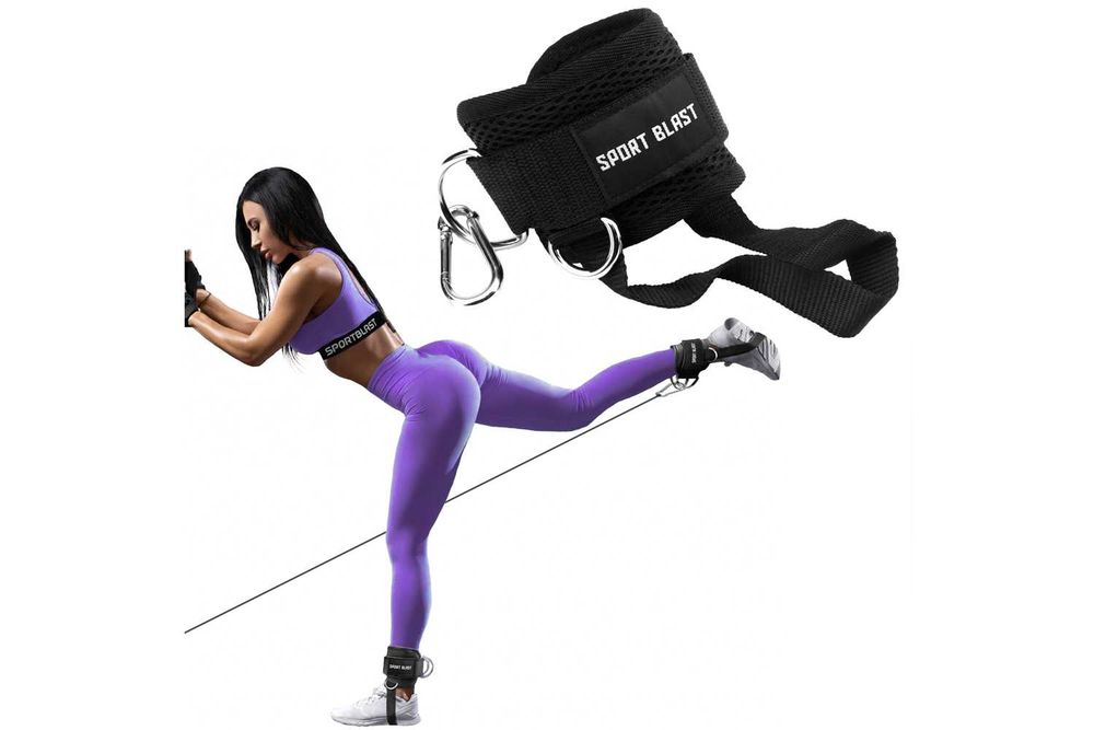 Opaska treningowa na kostkę do atlasu wyciąg 1szt z zabezpieczeniem BS