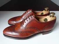 Brogsy oxfordy Crockett Jones 8/42 Loake Alden NOWE