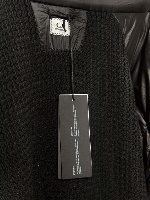 Куртка кардиган C.P. Company Merino Knit Wool Hybrid Hooded Down