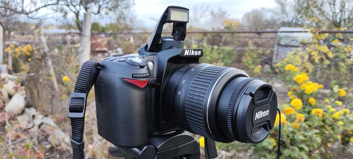 Nikon D90 3000-Фото+Сумка обьектив Зеркальный Фотоаппарат