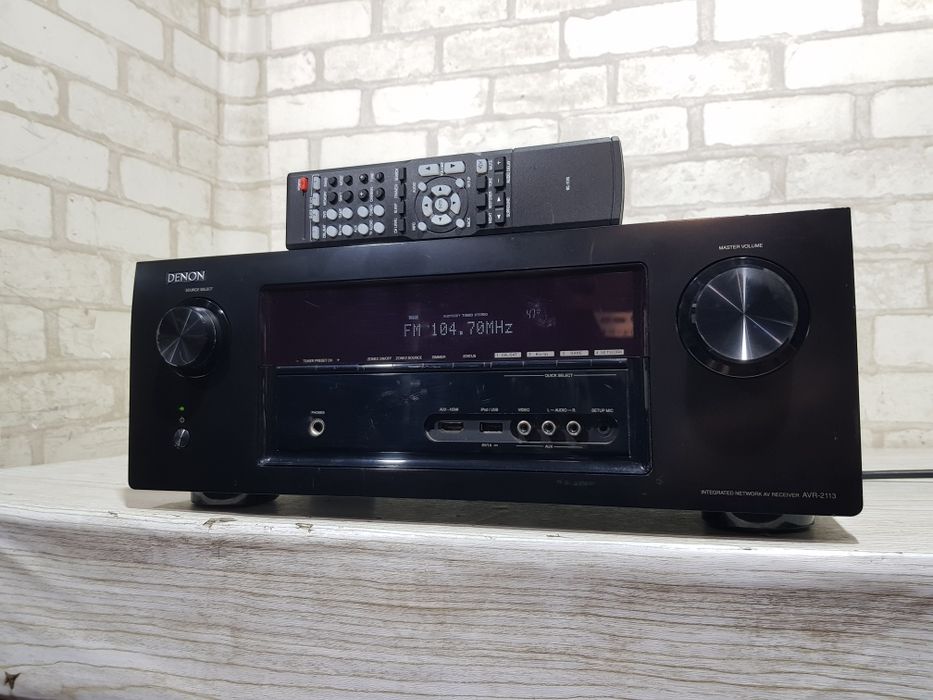 Пульт! 7.1 AV ресивер DENON AVR-2113, (+2) 125 Вт/кан.,HDMI, USB, LAN,