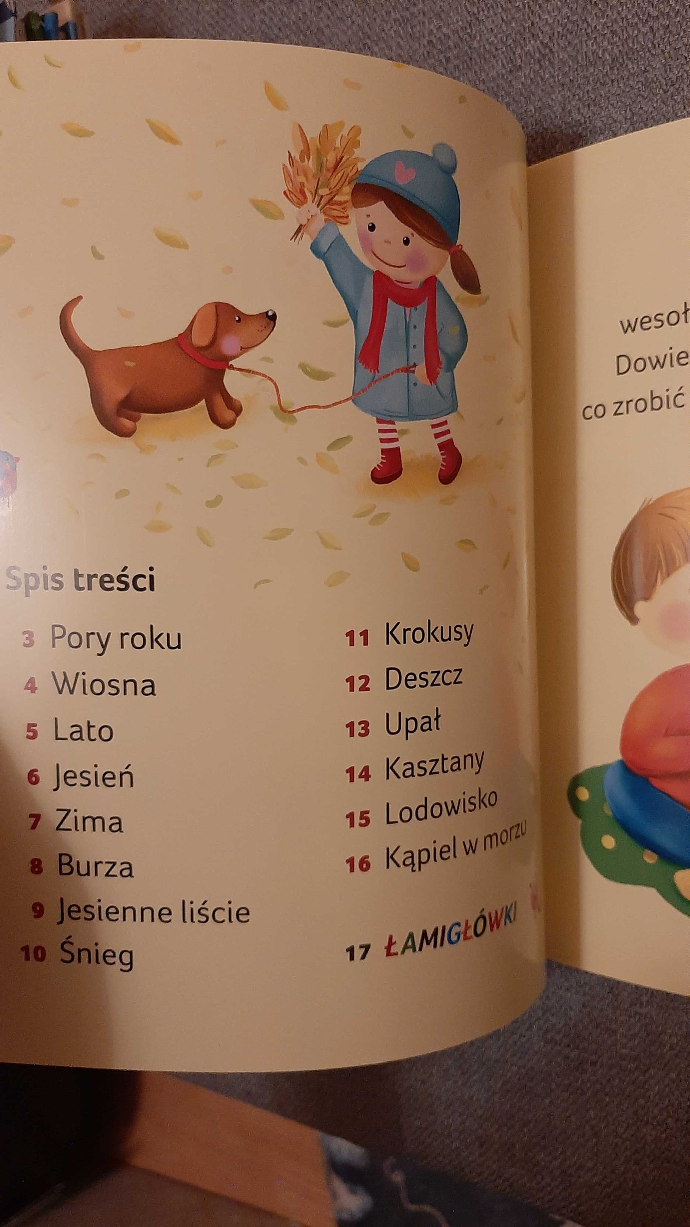 Książeczki z rebusami naklejkami Cztery pory rok Wycieczka Przedszkole