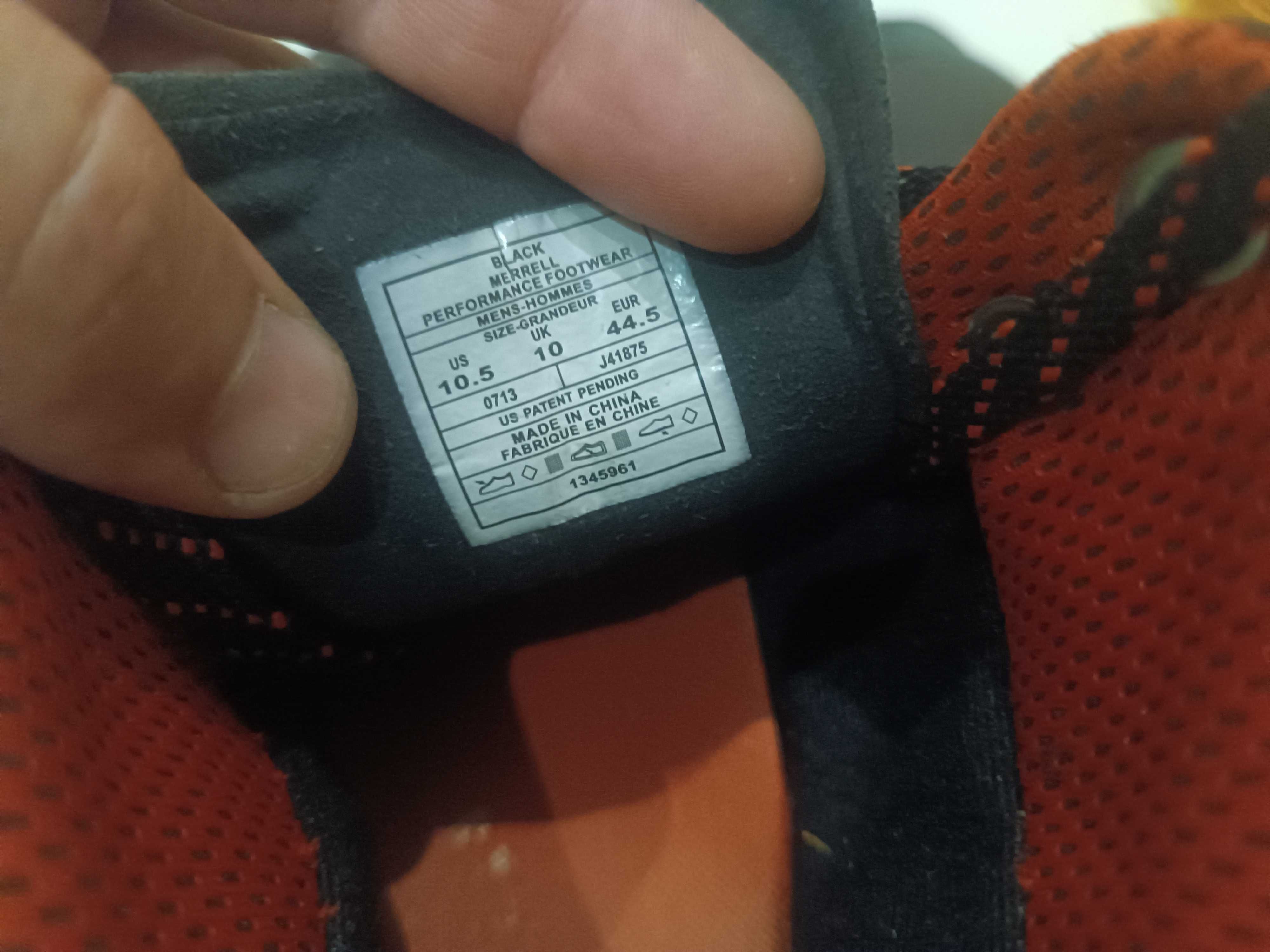 Берцы на лето трекинга полигона Merrell goreTex 44.5 размер 28.5 см