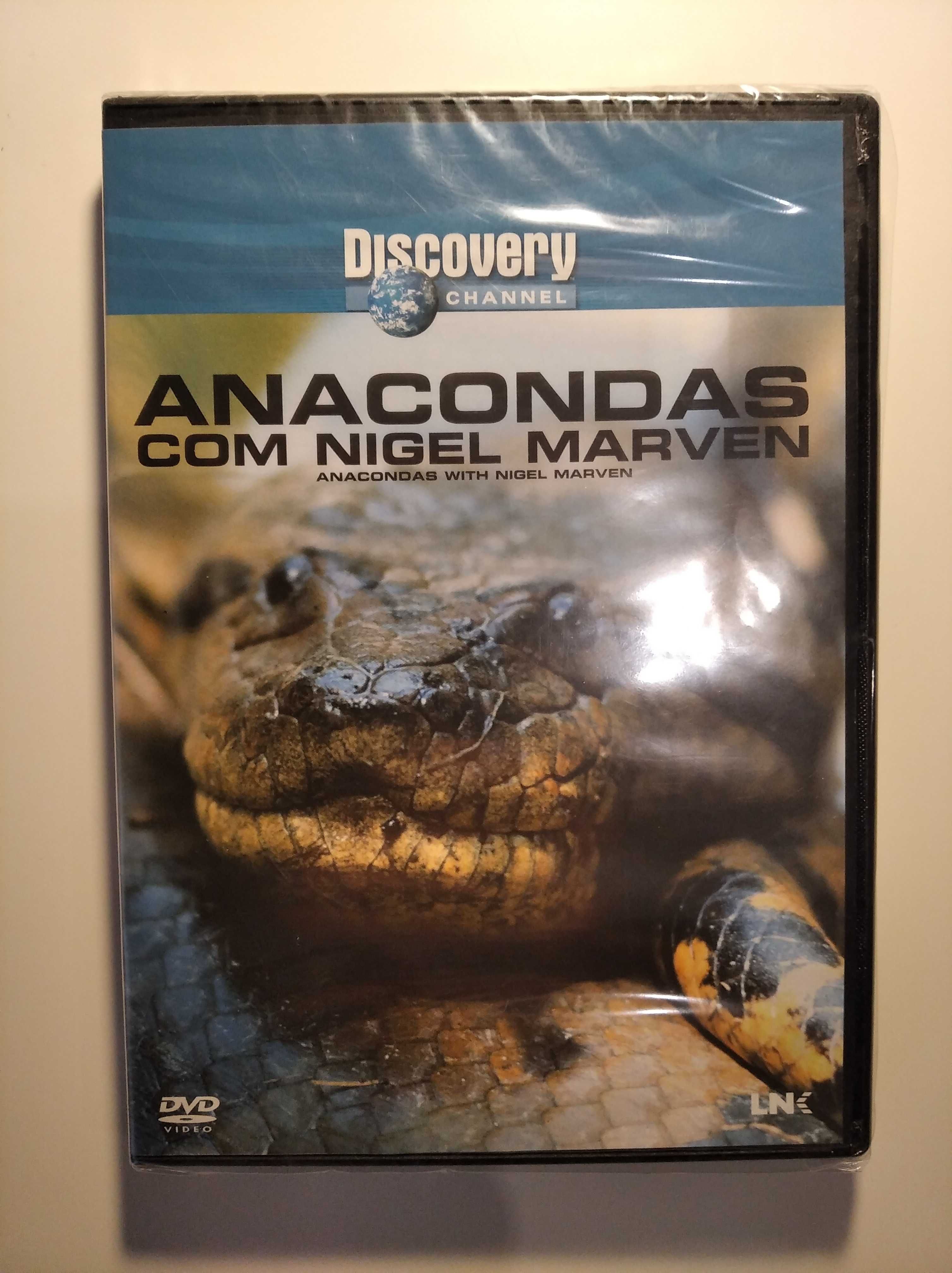 DVD "Anacondas Com Nigel Marven", do Discovery 
Channel (novo/selado)