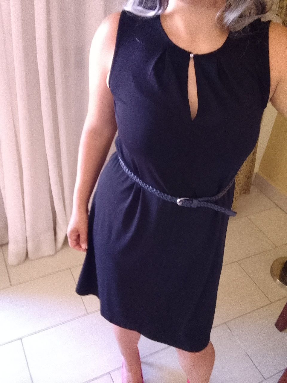 Sukienka z paskiem S 36 H&M