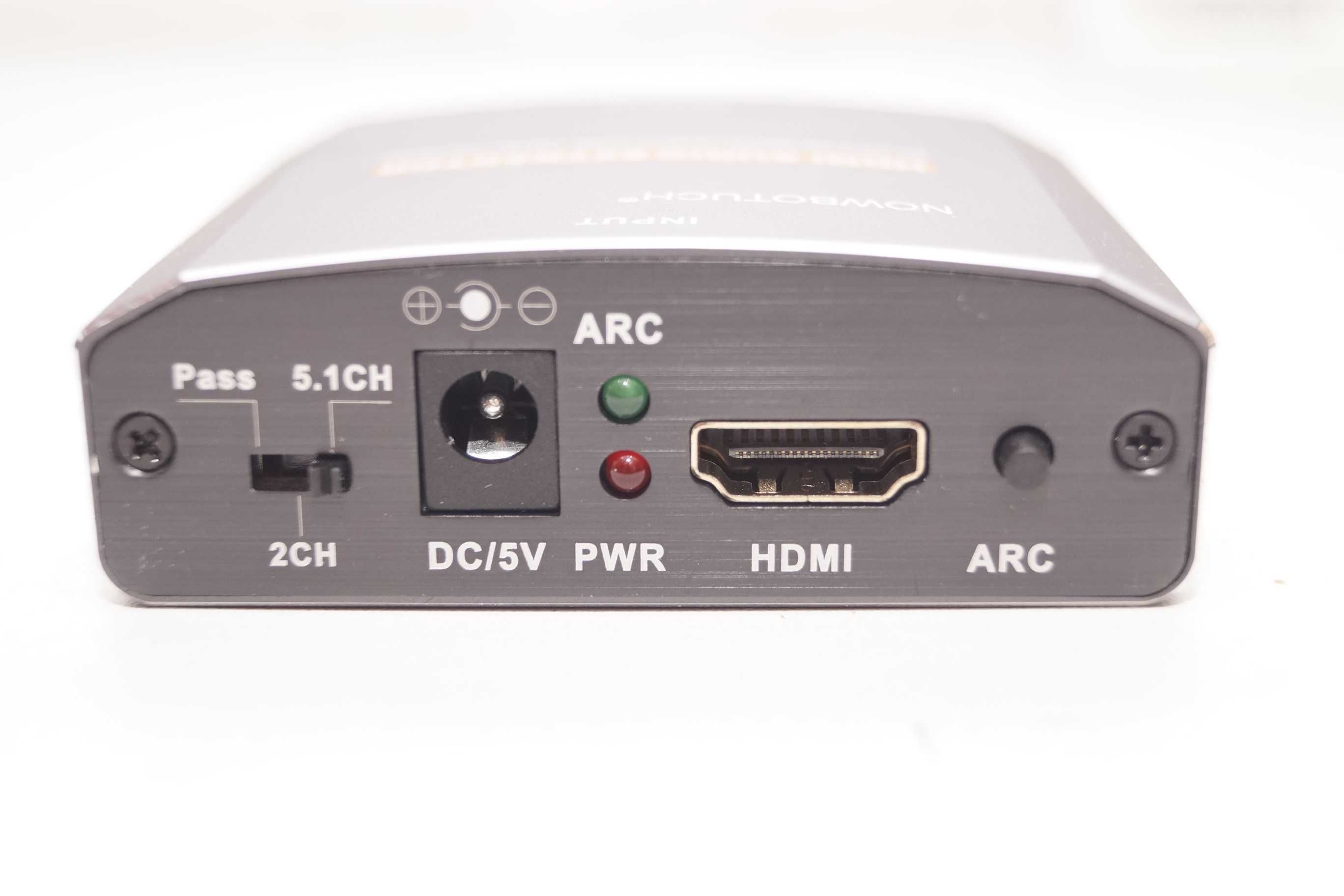NOWBOTUCH Extractor konwerter hdmi-hdmi 4K spdif ps4 ps5 tv Xbox Hhdcp