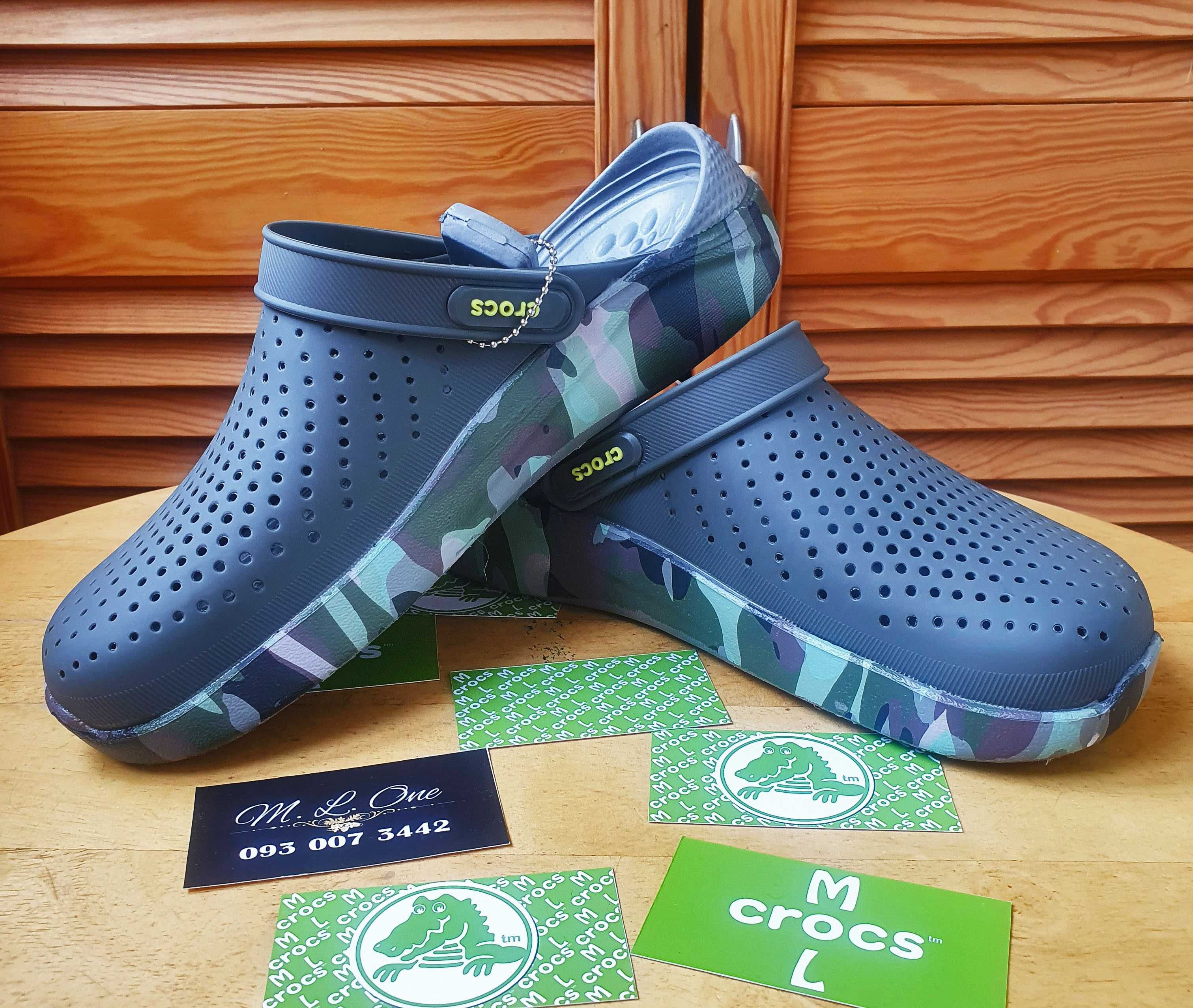 Crocs LiteRide Charcoal Camo распродажа остатков!