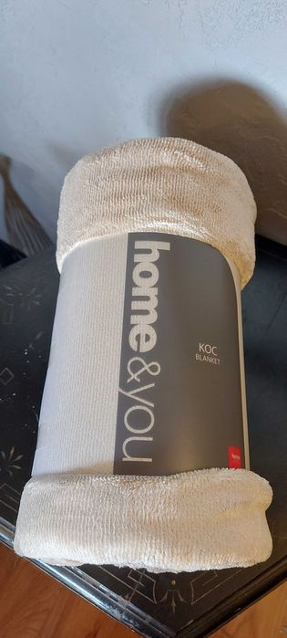 Koc beżowy 150x200 Home&You