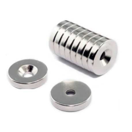 Magnes neodymowy z otworem 14x3mm 10szt. KD11833