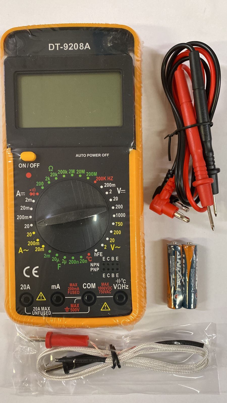 Uniwersalny Miernik multimetr cyfrowy elektryczny prądu LCD nowy
