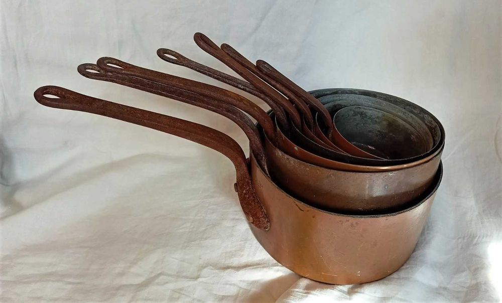 Conjunto 7 Tachos Cobreados