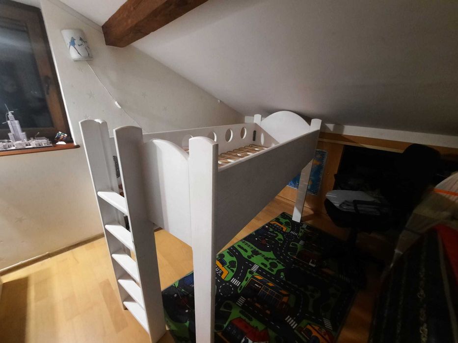 Łóżko z możliwością złożenia piętrowego, rozkładane-  170 cm długości