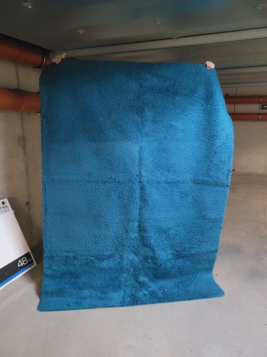 Dywan Shaggy kolor jednolity morski  160 na 220 cm