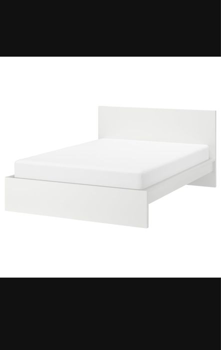 Łóżko malm 160x200 z materacem