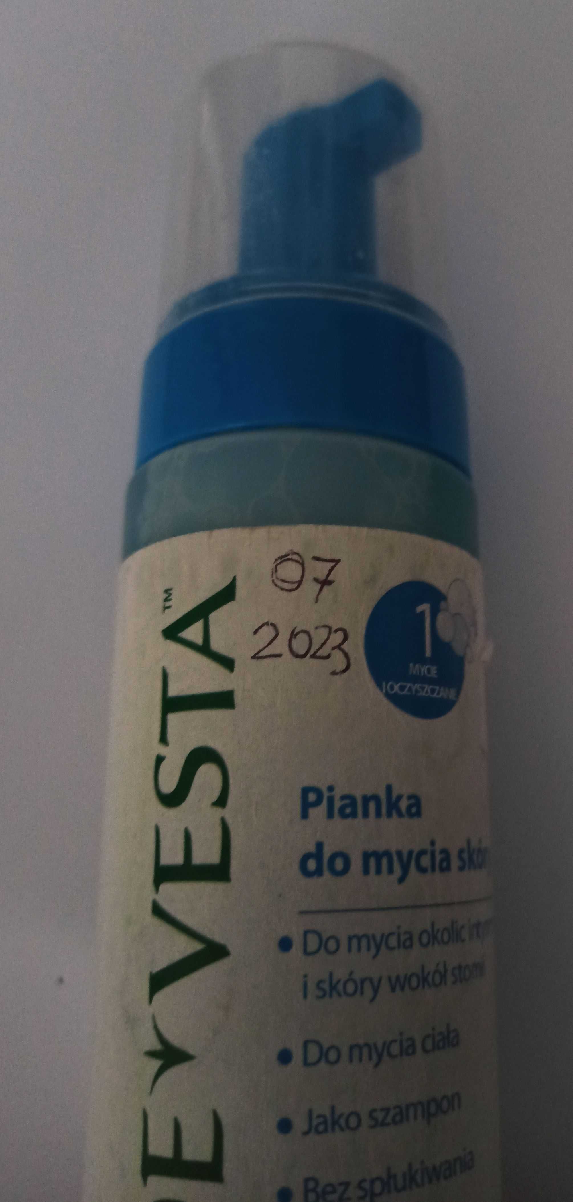 Aloe Vesta pianka do mycia skóry wokół stomii 265ml szampon