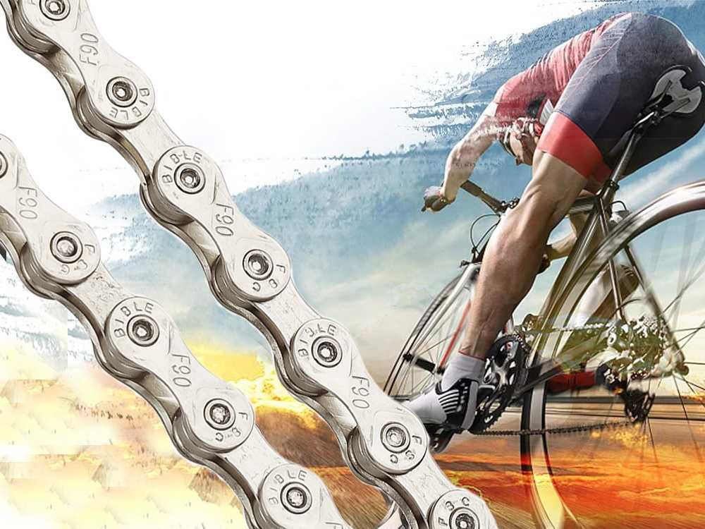 Łańcuch rowerowy 116 ogniw do roweru rozmiar 1/2x3/32 6/7/8 rzędów