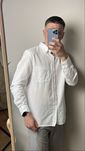 Оригінал ! Бавовняно льняна чоловіча сорочка ZARA