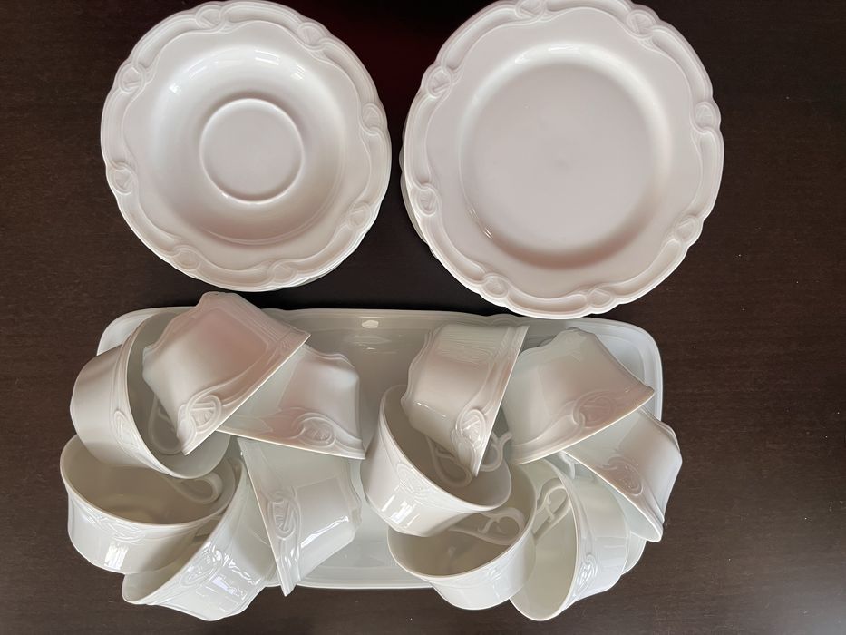 Porcelanowy zestaw kawowy Konigl.pr.Tettau