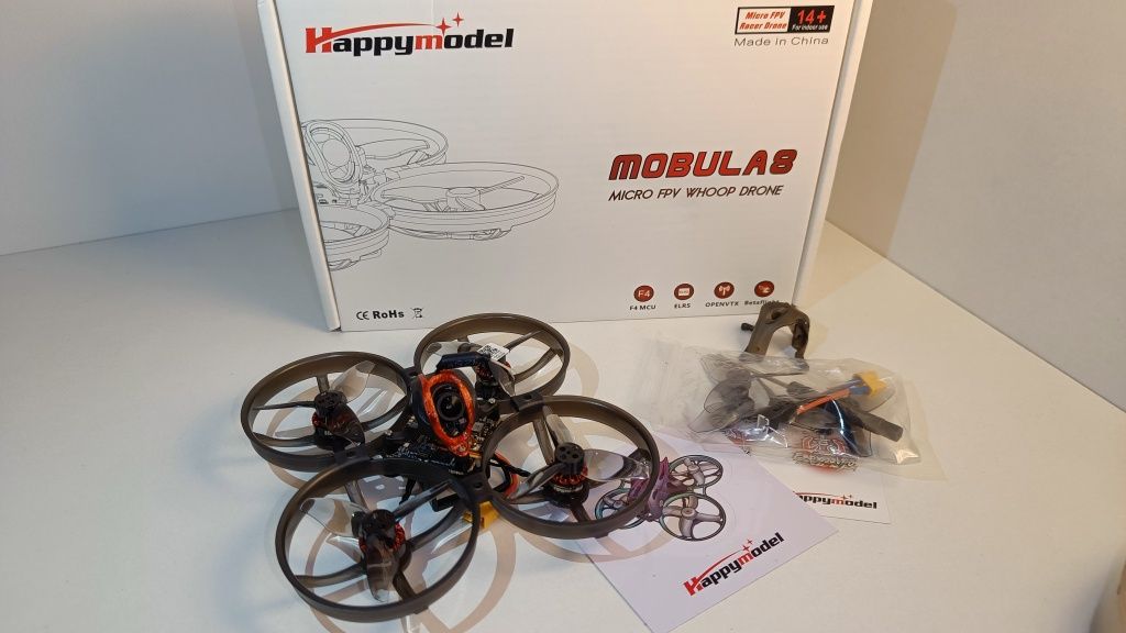 Квадрокоптер Fpv дрон Happymodel Mobula8 85 мм ELRS 2.4