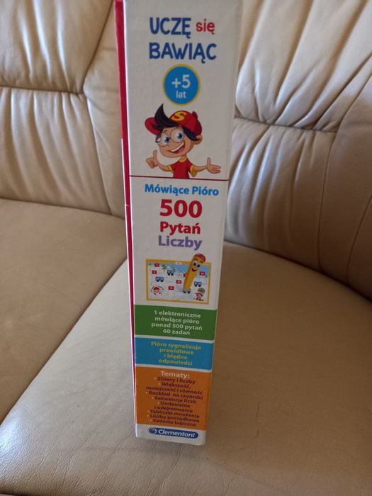Gra interaktywna edukacyjna Mówiące Pióro 500 Pytań, Liczby +5 j.Nowa