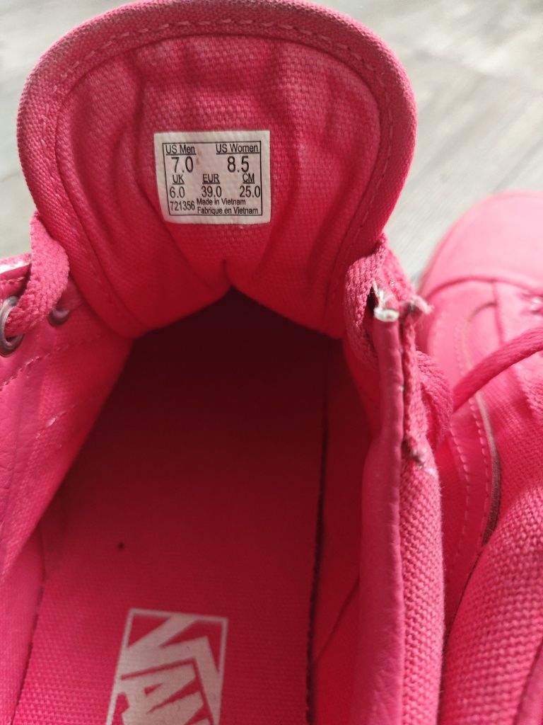 Buty Vans różowe