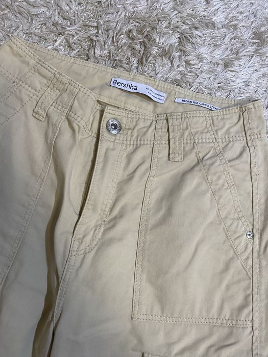 Широкие джинсы Bershka, STR XS-S размер/штаны карго с карманами
