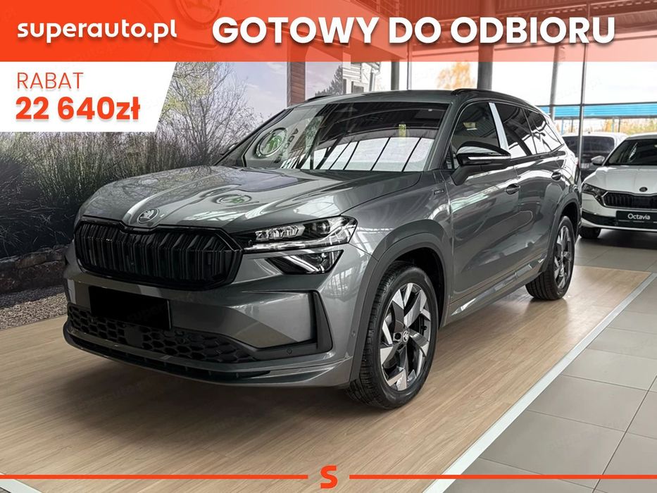 Skoda Kodiaq Sportline 2.0 TSI 204KM DSG 4x4 • Hak holowniczy • Head-Up • Canton •