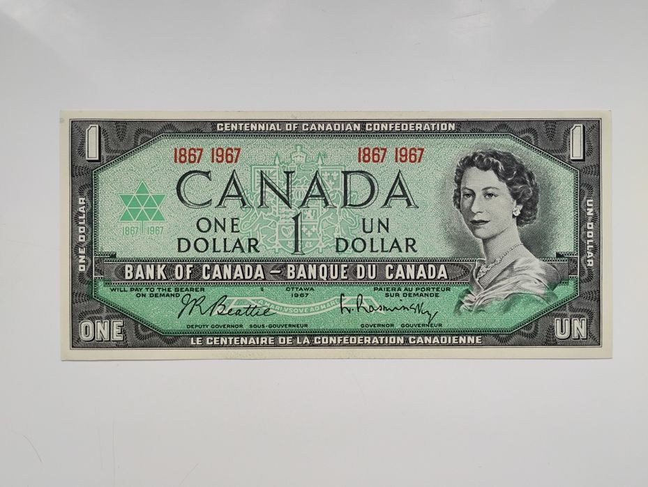 Banknot Kanada - 1 dolar z 1967 r.
