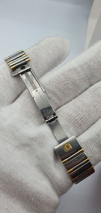 Omega Constellation Quartz Half Bar - cal. 1456 - stal + 18k złoto