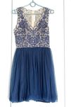 Pretty women sukienka 36/S Koronka i tiul / granatowa/ ślub / wesele