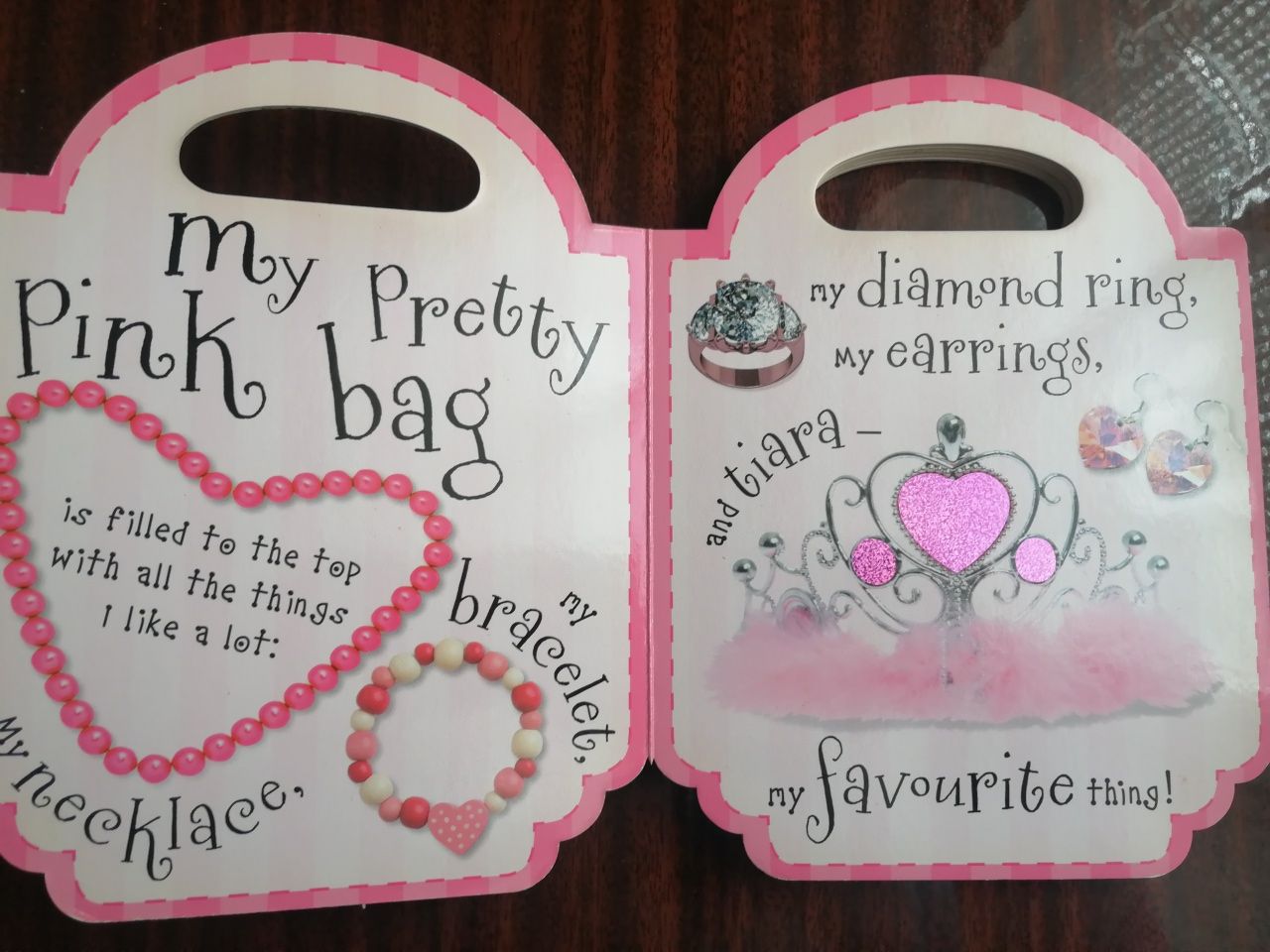 Картонна книга англійською My Pretty Pink Bag