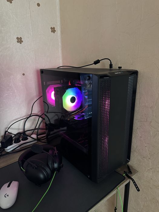 Комплект ПК игровой 4060 8gb, озу 16gb, i5 12400f, 600w, ssd 1tb