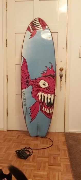 Prancha de surf fish surface