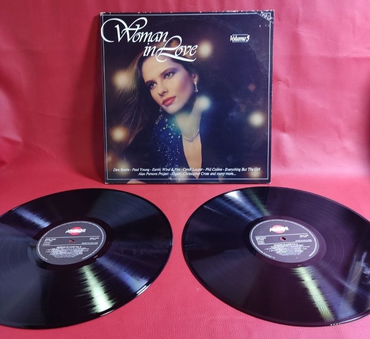 Романтичні рок,поп збірники з списками композицій.Вінілові платівки.