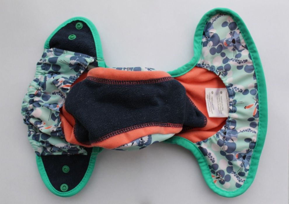 CLOSE POP IN OS AIO SIO Snow Leopard Napy Pieluszka Wielorazowa