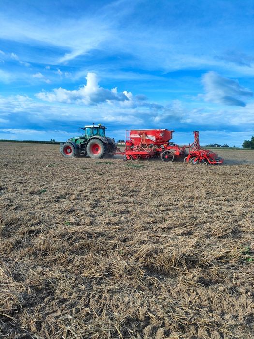 Koszenie kukurydzy na ziarno przyczepa przeładowcza