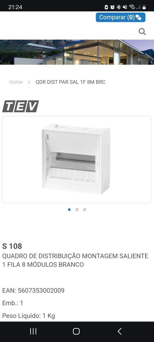 Quadro saliente tev2