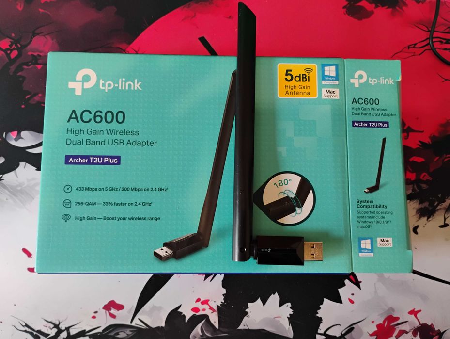 Adaptador wireless TP-Link Archer T2U Plus