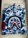 Bape ABC Blue Shark WGM Camo Original XXXL A BATHING APE HOOD худи