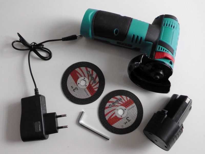 Szlifierka mini kątowa tracze 76mm akumulator 12V
