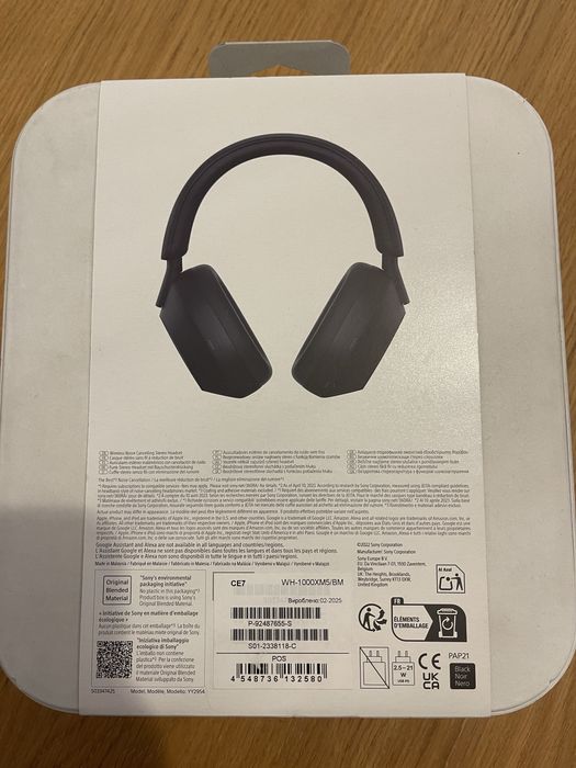 Sluchawki Sony WH-1000XM5/BM