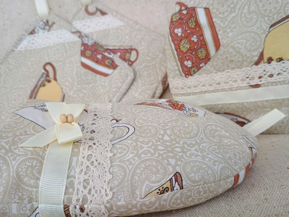 Набор - грелки и прихватки (с магнитным креплением)