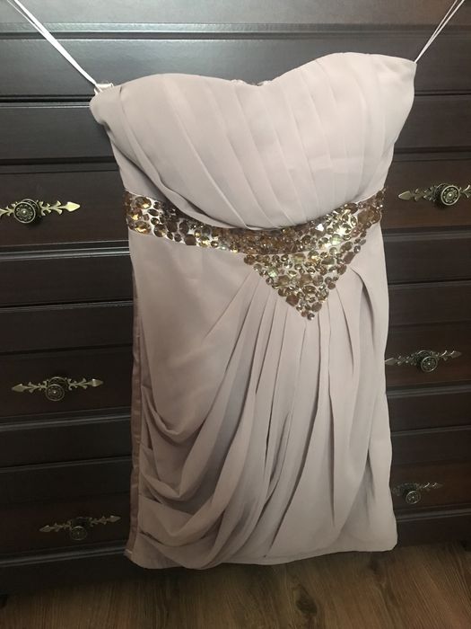 Sukienka z kryształami