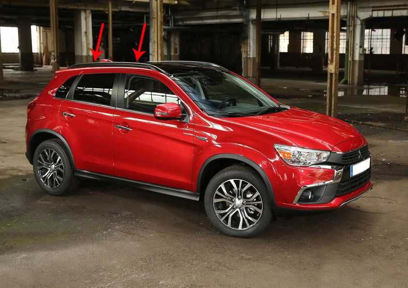 Рейлинги рейлінги Mitsubishi ASX Outlander Sport 2010-2022 багажник